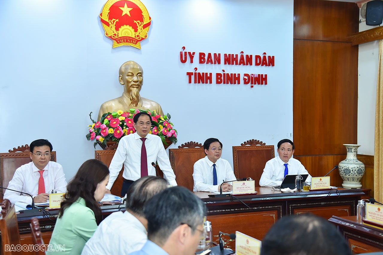 Bộ Ngoại giao phối hợp với Bình Định triển khai công tác đối ngoại và ngoại giao phục vụ phát triển kinh tế - xã hội