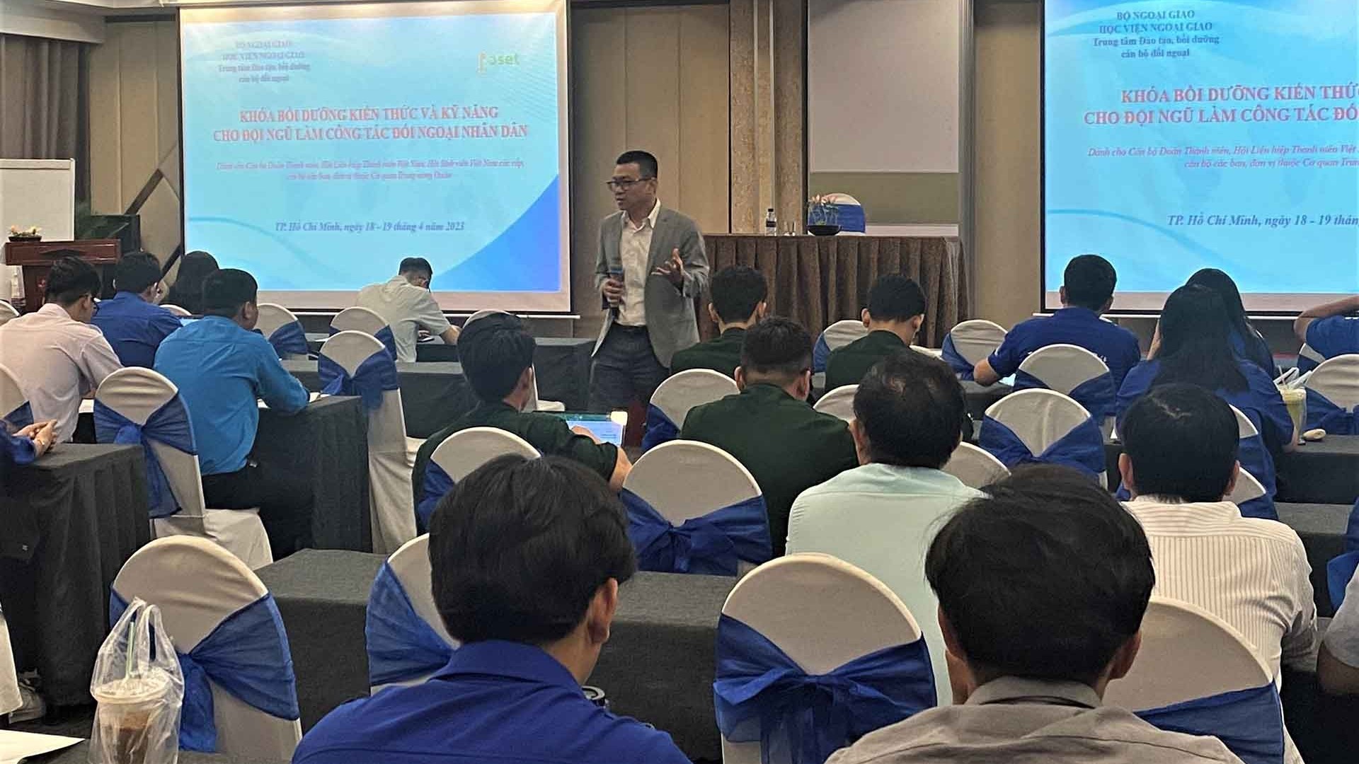 nang cao nang luc ve doi ngoai va hop tac quoc te cho cac don vi thuoc trung uong doan tncs ho chi minh