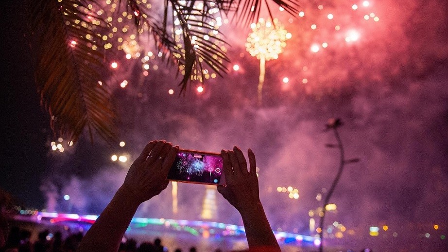 Phú Thọ: Màn pháo hoa rực rỡ đón chào ngày Giỗ Tổ Hùng Vương