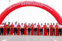 Thủ tướng Phạm Minh Chính dự lễ khánh thành 2 dự án thành phần tuyến đường bộ cao tốc Bắc-Nam