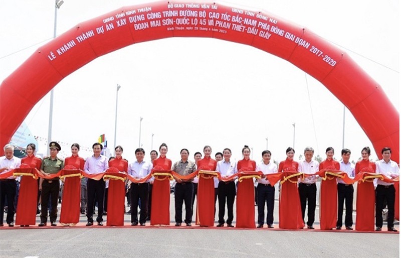 Lễ khánh thành cao tốc Dầu Giây - Phan Thiết tại Bình Thuận sáng ngày 29/4