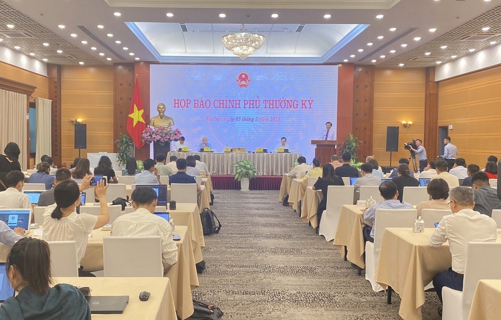 Toàn cảnh họp báo Chính phủ thường kỳ tháng 4/2023