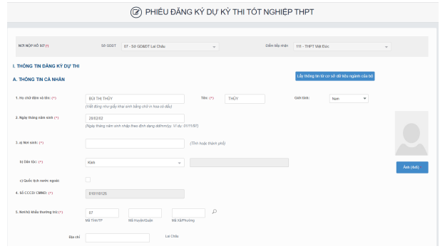 Hướng dẫn cách đăng ký thi tốt nghiệp THPT năm 2023 trực tuyến