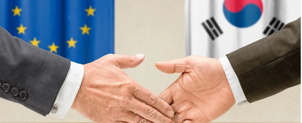 Hàn Quốc-EU chuẩn bị tổ chức hội nghị thượng đỉnh, xung đột ở Ukraine vào chương trình nghị sự. (Nguồn: Slobal Trade)