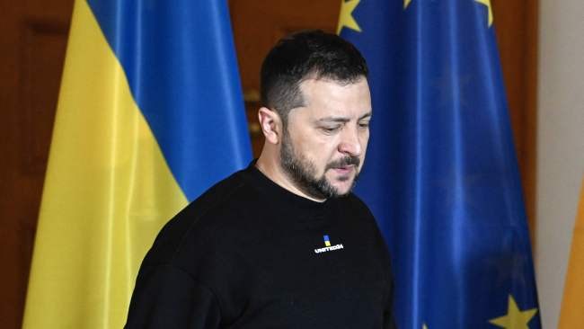 Xung đột với Nga chưa hạ nhiệt, Tổng thống Ukraine tuyên bố sẽ không tổ chức bất kỳ cuộc bầu cử nào. (Nguồn: AFP)