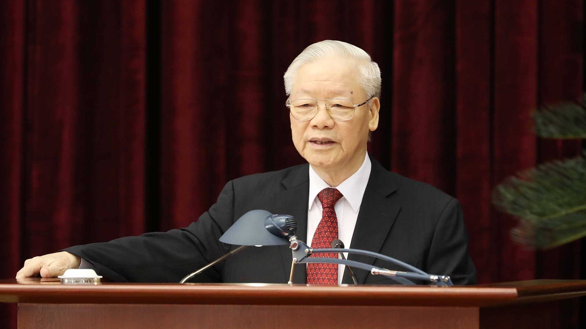 phat bieu cua tong bi thu nguyen phu trong khai mac hoi nghi giua nhiem ky ban chap hanh trung uong dang khoa xiii