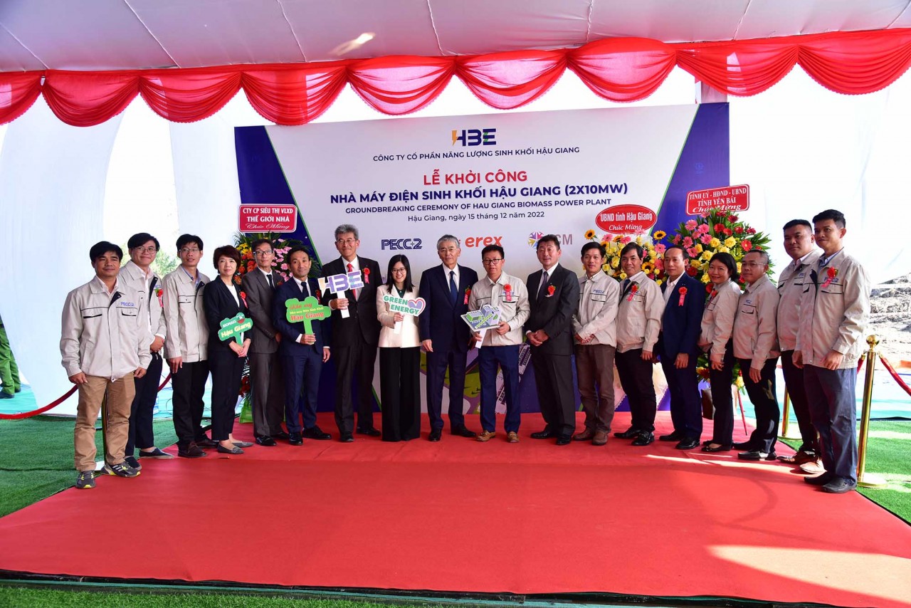 Lễ khởi công Nhà máy điện Sinh khối Hậu Giang 2x10MW . Lễ khởi công Nhà máy điện Sinh khối Hậu Giang 2x10MW .