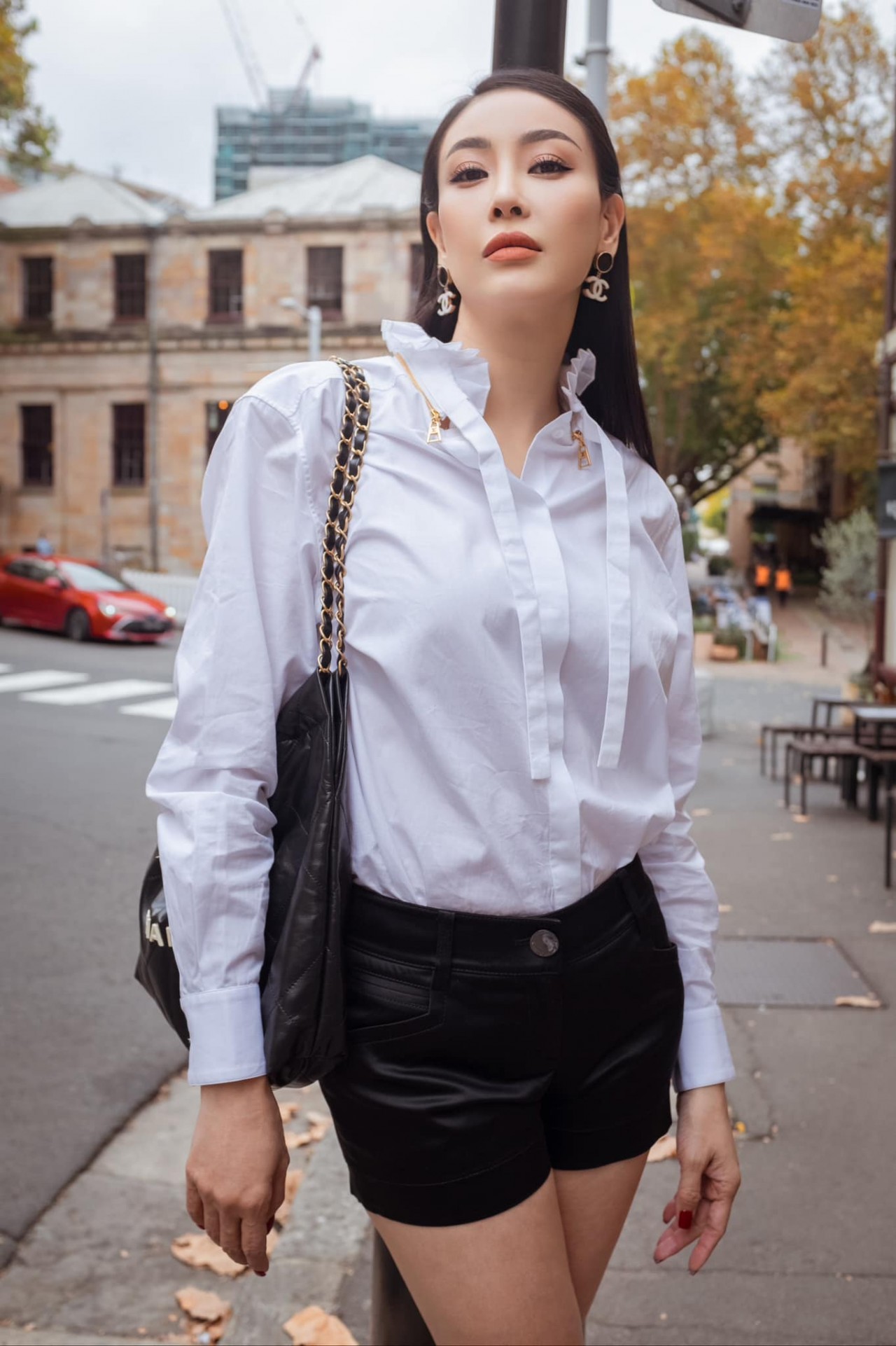 Hoa hậu Hà Kiều Anh đăng bộ ảnh mừng tuổi mới