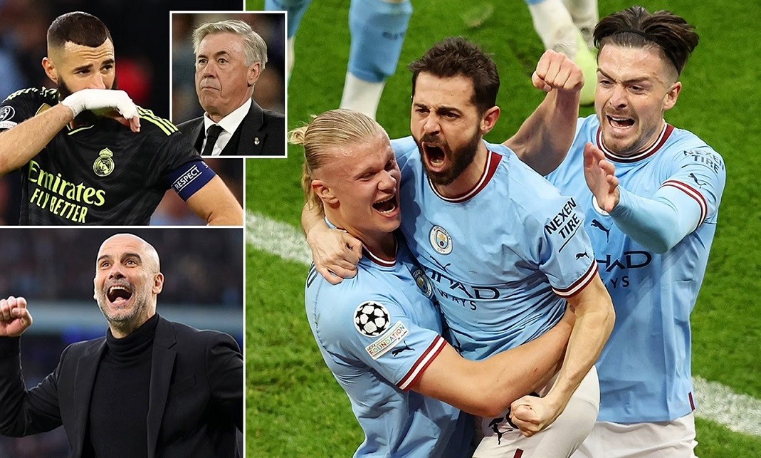 Thắng đậm Real Madrid, Man City vào trận chung kết Champions League 2022/23 Thắng đậm Real Madrid, Man City vào trận chung kết Champions League 2022/23