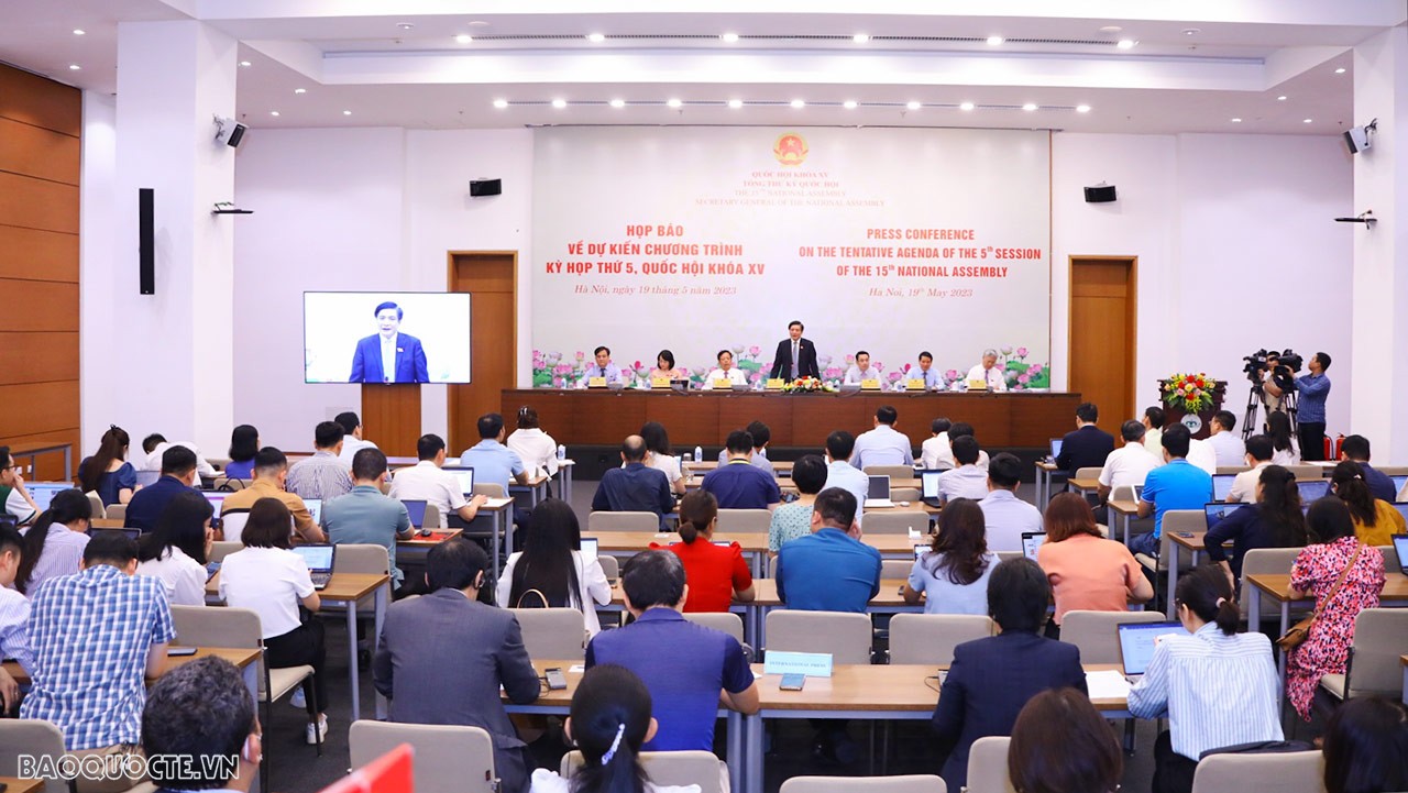 Kỳ họp thứ 5, Quốc hội khóa XV sẽ xem xét, thông qua 8 dự án Luật, công tác nhân sự và quyết định một số vấn đề quan trọng khác