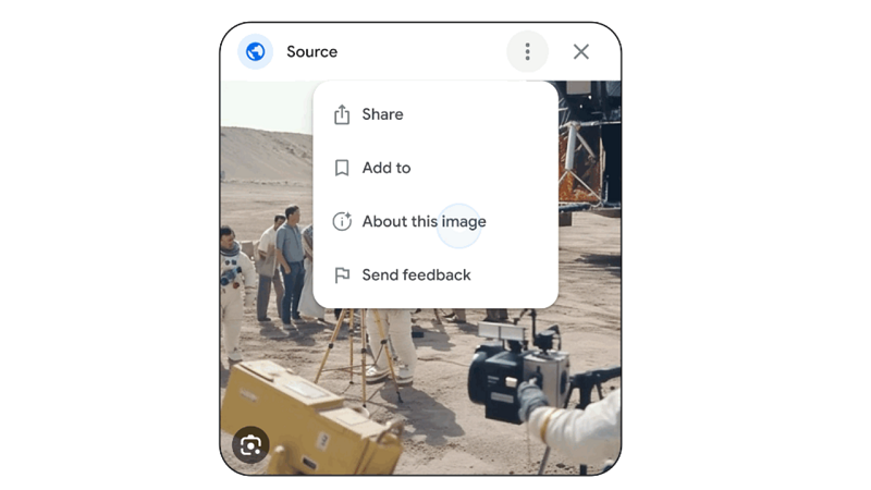 Công cụ About This Image.