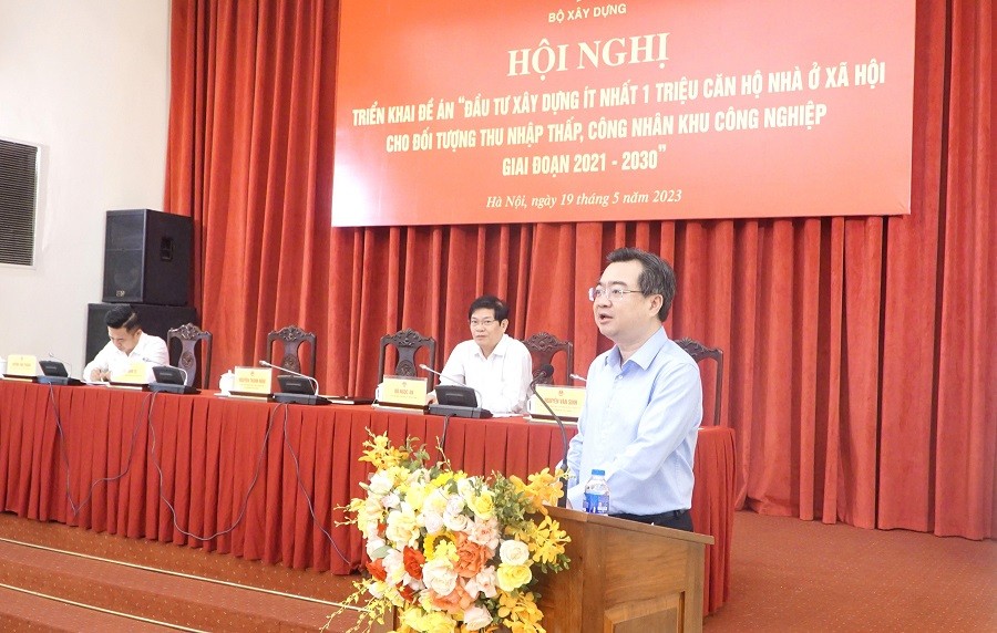 Bộ Xây dựng triển khai Đề án đầu tư xây dựng ít nhất 1 triệu căn hộ nhà ở xã hội Bộ Xây dựng triển khai Đề án đầu tư xây dựng ít nhất 1 triệu căn hộ nhà ở xã hội