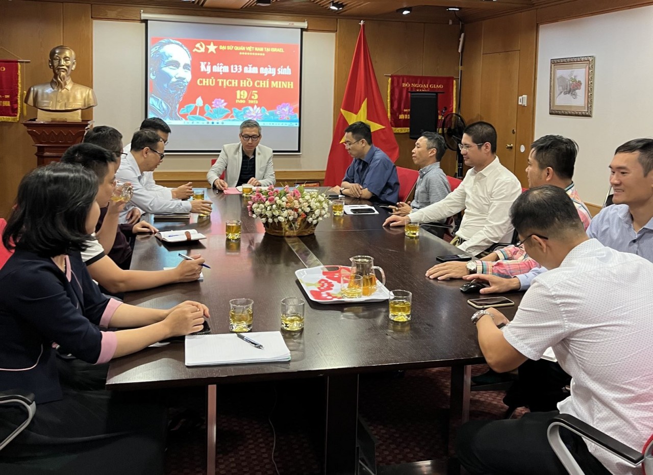 Đại sứ quán Việt Nam tại Israel tổ chức hoạt động kỷ niệm 133 năm Ngày sinh Chủ tịch Hồ Chí Minh.