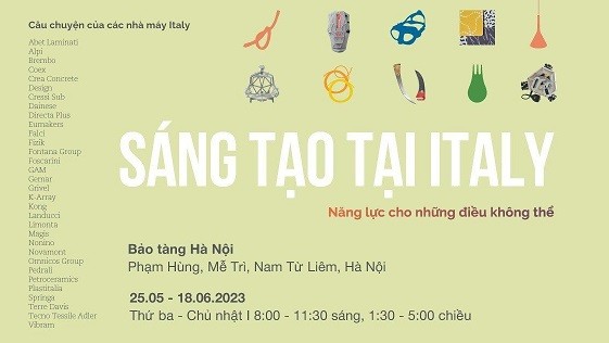 Triển lãm những hiện vật nổi bật về sáng tạo tại Italy
