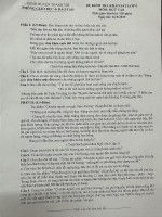 Hà Nội: Đề thi thử môn Văn vào lớp 10 của huyện Thanh Trì thế nào?