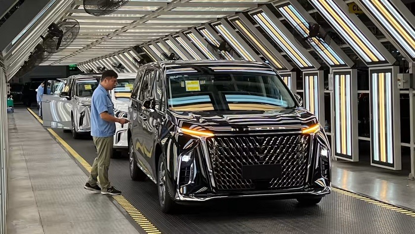 Sản xuất ô tô Trung Quốc. (Ảnh: Tomoko Wakasugi) Sản xuất ô tô Trung Quốc. (Ảnh: Tomoko Wakasugi)