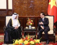 Chủ tịch nước Võ Văn Thưởng tiếp Đại sứ các nước trình Quốc thư