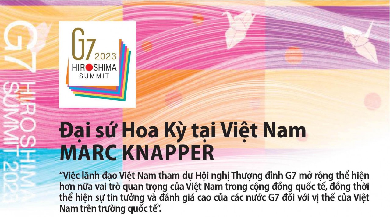 Dấu ấn Việt Nam tại Hội nghị Thượng đỉnh G7 mở rộng 2023