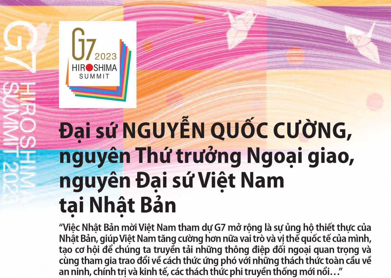 Dấu ấn Việt Nam tại Hội nghị Thượng đỉnh G7 mở rộng 2023