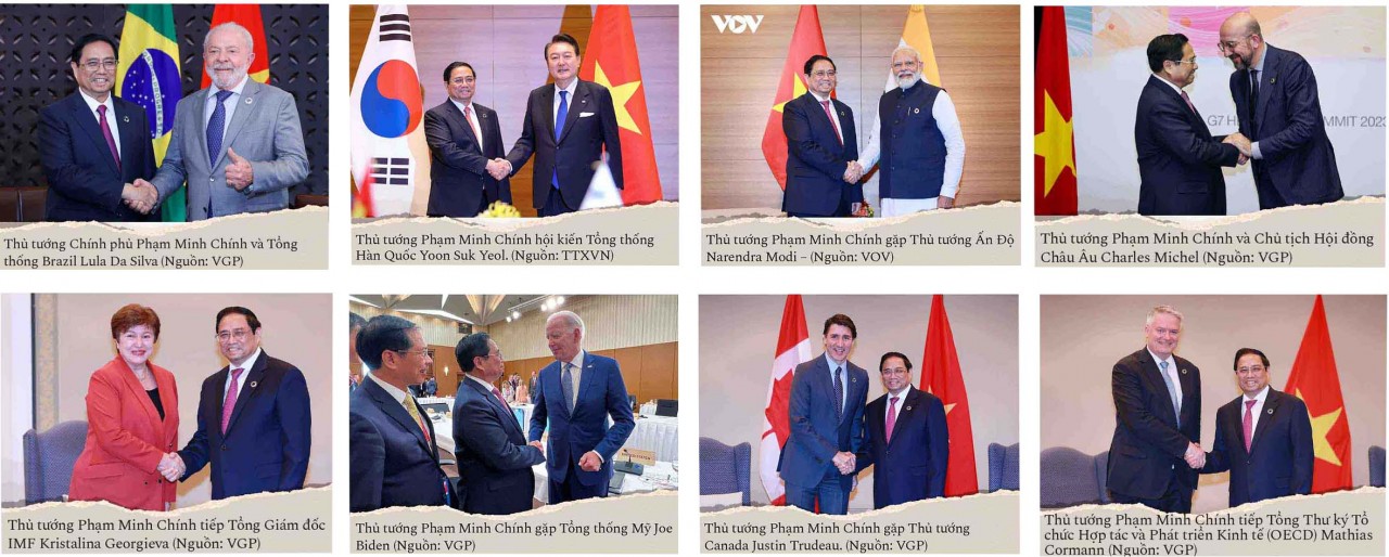 Dấu ấn Việt Nam tại Hội nghị Thượng đỉnh G7 mở rộng 2023