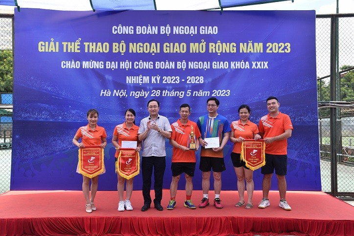 Công đoàn Bộ Ngoại giao tổ chức Giải thể thao Bộ Ngoại giao mở rộng năm 2023