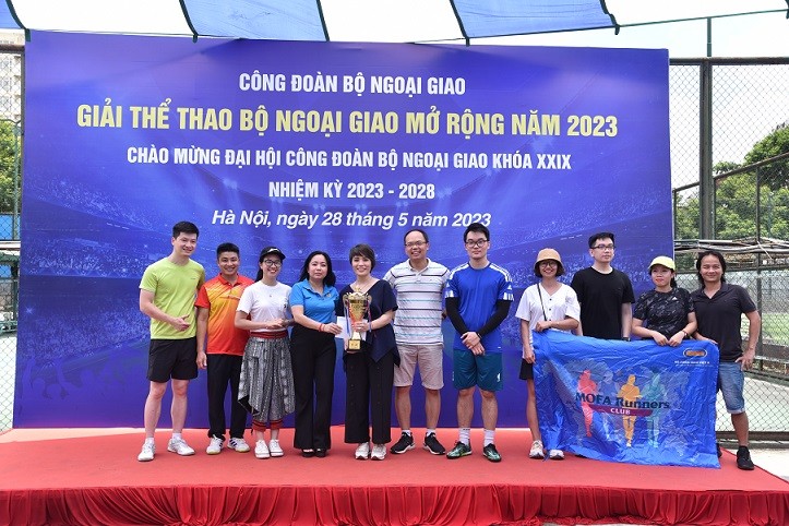 Công đoàn Bộ Ngoại giao tổ chức Giải thể thao Bộ Ngoại giao mở rộng năm 2023