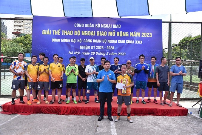 Công đoàn Bộ Ngoại giao tổ chức Giải thể thao Bộ Ngoại giao mở rộng năm 2023