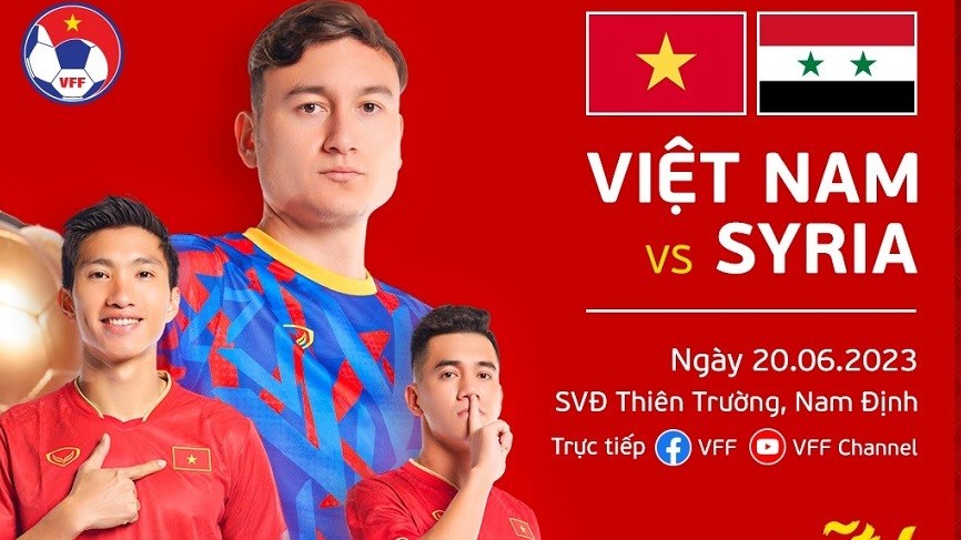 fifa days doi tuyen viet nam da giao huu voi syria tren san thien truong