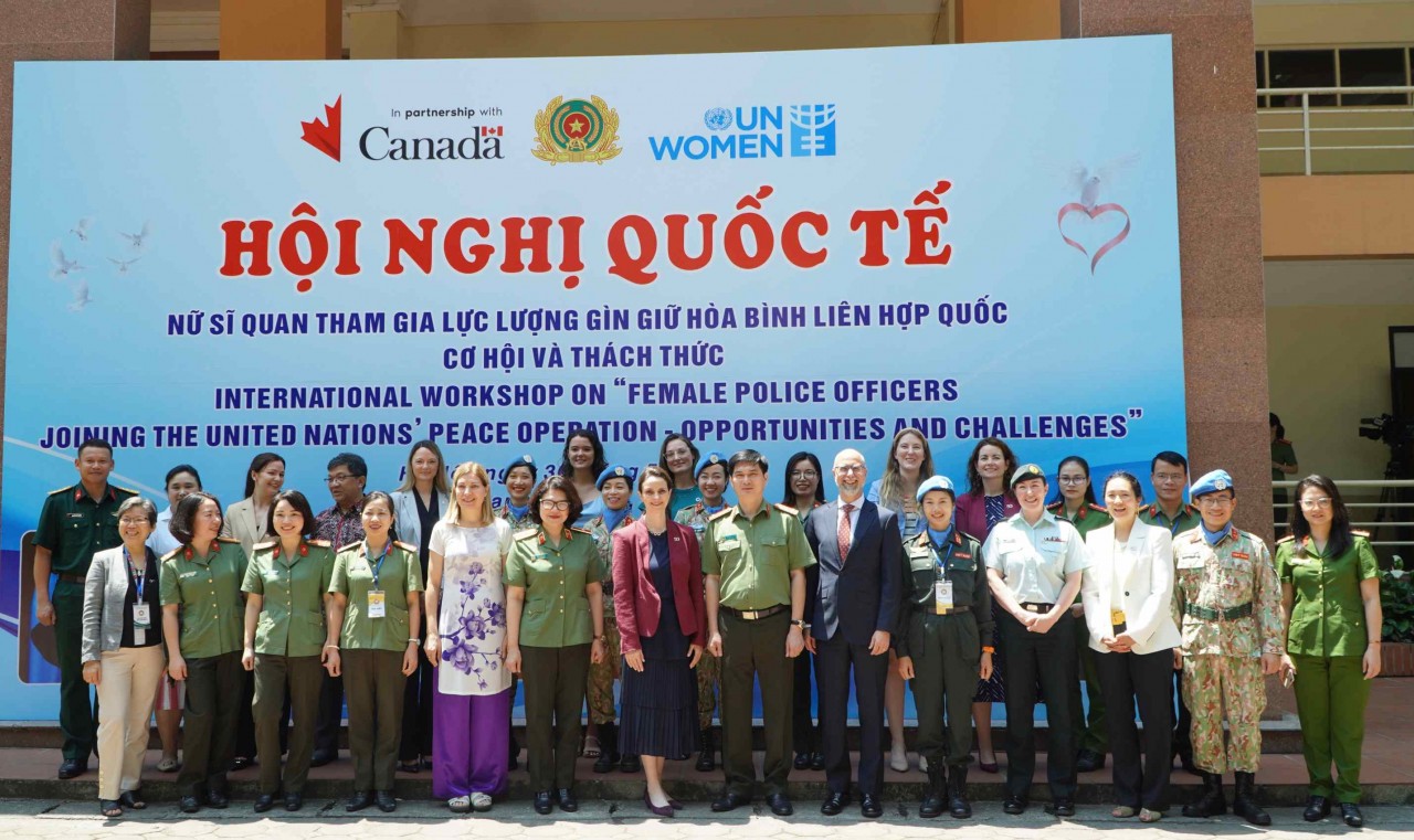Thúc đẩy sự tham gia của nữ sĩ quan công an nhân dân Việt Nam trong các hoạt động giữ hòa bình của Liên hợp quốc Thúc đẩy sự tham gia của nữ sĩ quan công an nhân dân Việt Nam trong các hoạt động giữ hòa bình của Liên hợp quốc