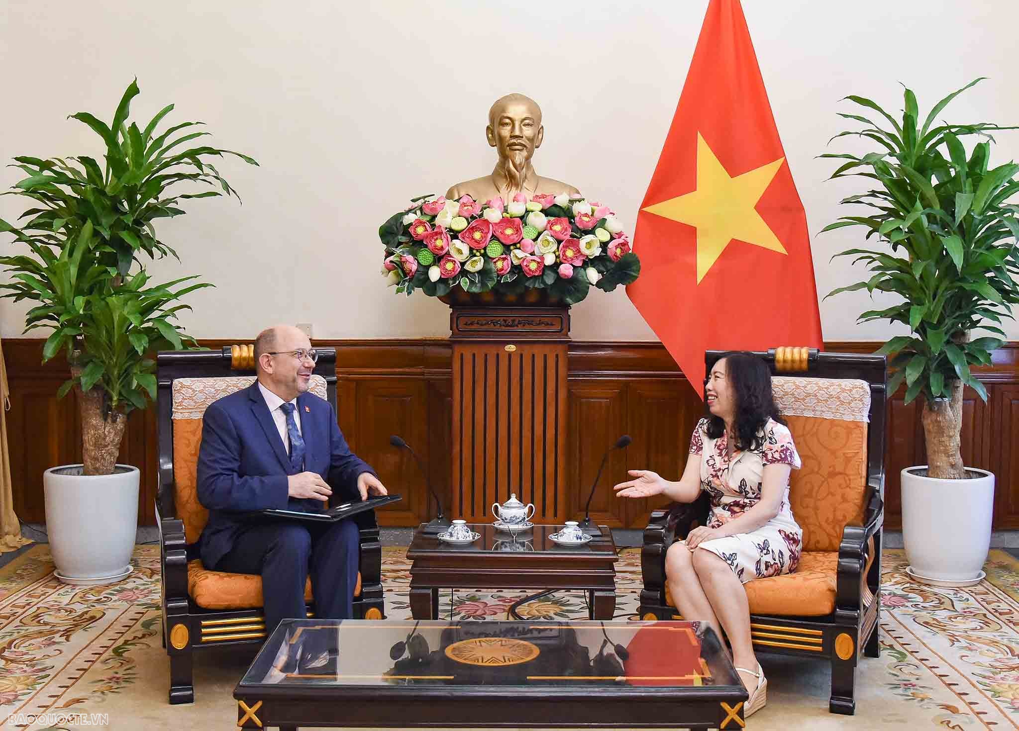 Thụy Sỹ mong muốn thúc đẩy tiến trình đàm phán Hiệp định Thương mại tự do Thụy Sỹ mong muốn thúc đẩy tiến trình đàm phán FTA giữa Việt Nam và Hiệp hội Mậu dịch tự do châu Âu