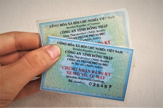 Cách làm lại giấy đăng ký xe (cà vẹt xe) online (Nguồn: internet) Cách làm lại giấy đăng ký xe (cà vẹt xe) online (Nguồn: internet)