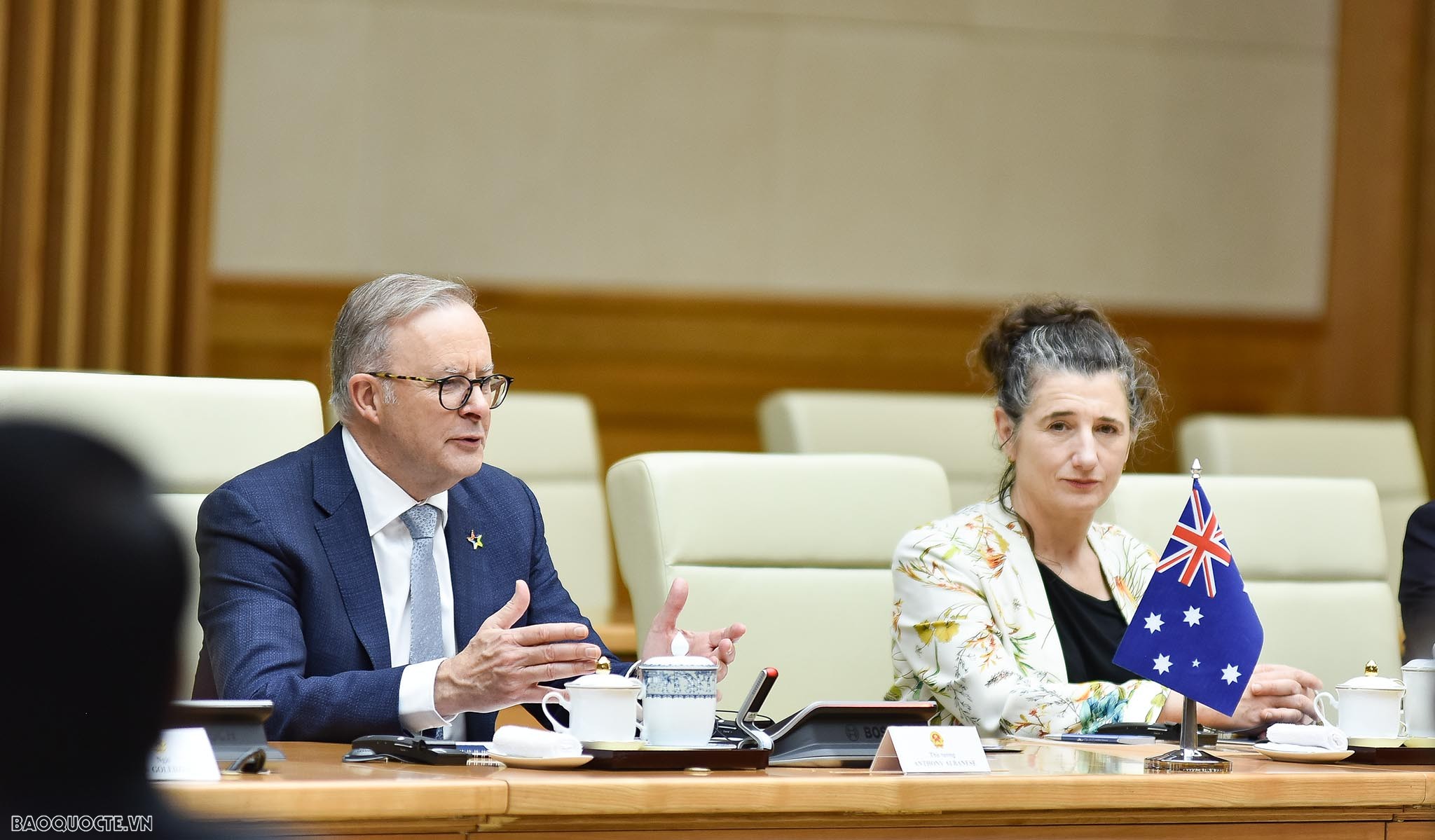 Lễ đón chính thức Thủ tướng Australia Anthony Albanese tại Phủ Chủ tịch