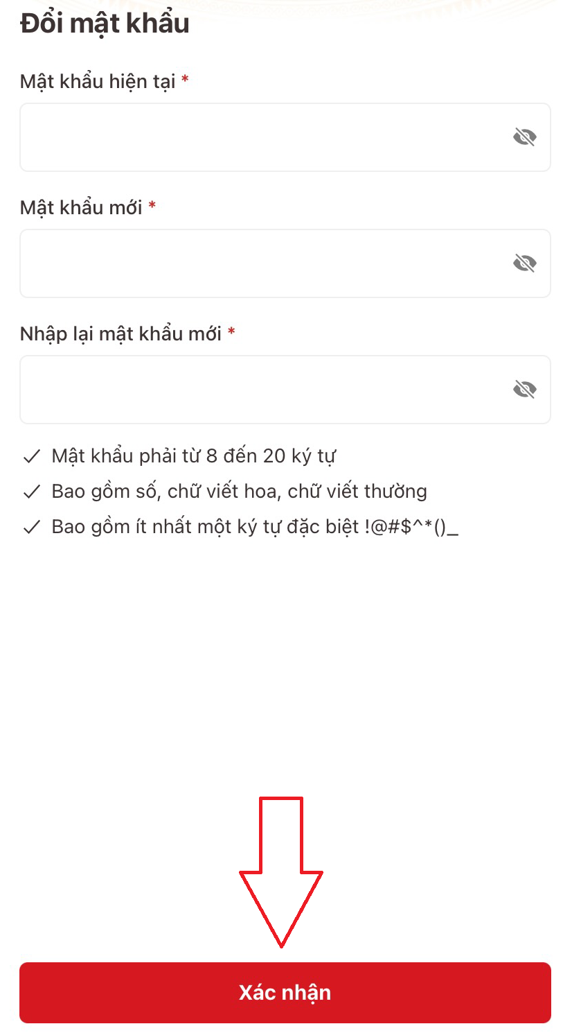 Hướng dẫn cách đổi mật khẩu, passcode VNeID Hướng dẫn cách đổi mật khẩu, passcode VNeID