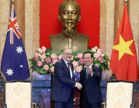 Chủ tịch nước Võ Văn Thưởng tiếp Thủ tướng Australia Anthony Albanese