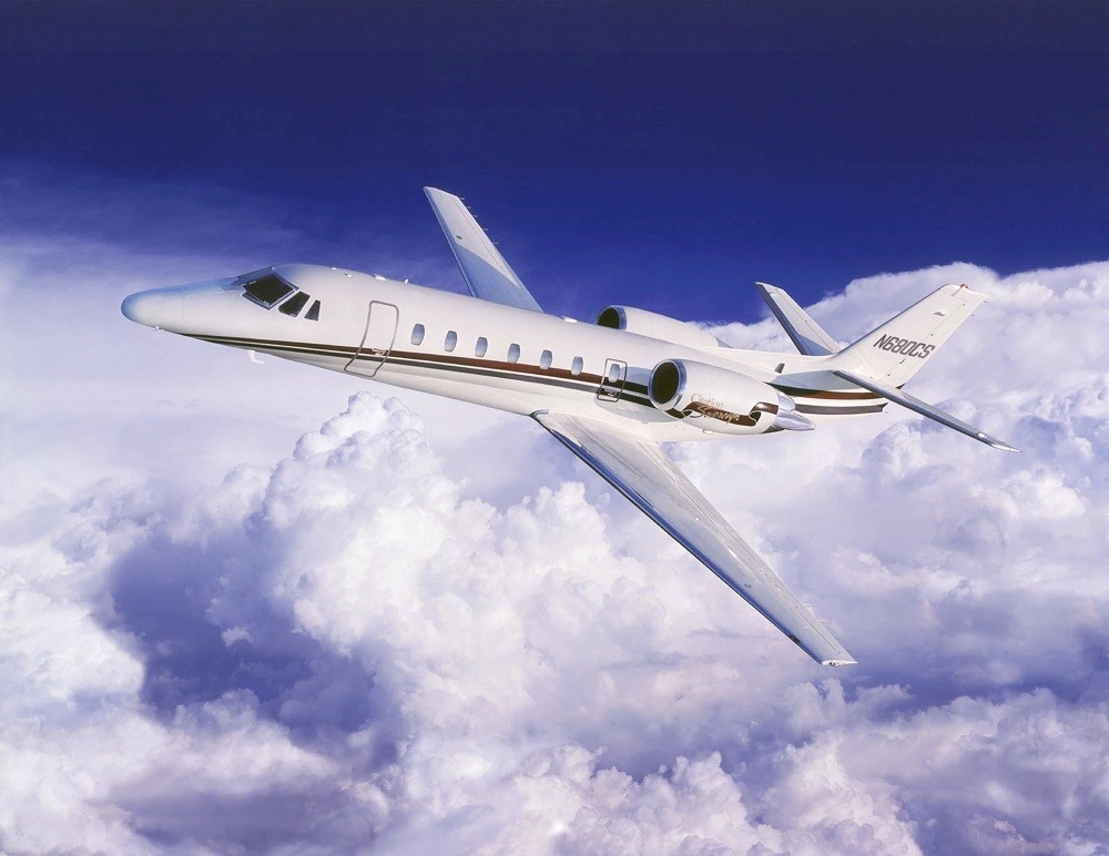 (06.05) Cessna Citation, loại máy bay đã bay ngang bầu trời thủ đô Washington D.C. (Mỹ) chiều ngày 4/6 vừa qua. (Nguồn: Getty Images) (06.05) Cessna Citation, loại máy bay đã bay ngang bầu trời thủ đô Washington D.C. (Mỹ) chiều ngày 4/6 vừa qua. (Nguồn: Getty Images)