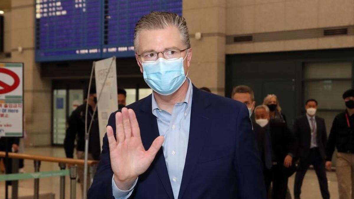 (06.06) Trợ lý Ngoại trưởng Mỹ Daniel Kritenbrink đã có cuộc thảo luận với các quan chức ngoại giao Trung Quốc tại Bắc Kinh. (Nguồn: EPA) (06.06) Trợ lý Ngoại trưởng Mỹ Daniel Kritenbrink đã có cuộc thảo luận với các quan chức ngoại giao Trung Quốc tại Bắc Kinh. (Nguồn: EPA)