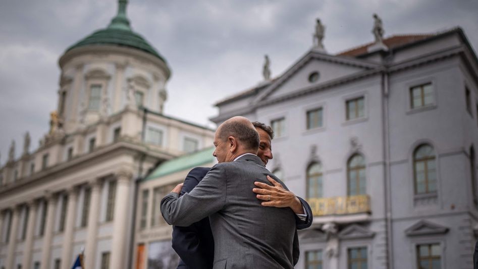 Thủ tướng Đức tiếp Tổng thống Pháp, khẳng định tình hữu nghị Berlin-Paris 'không thể tách rời'