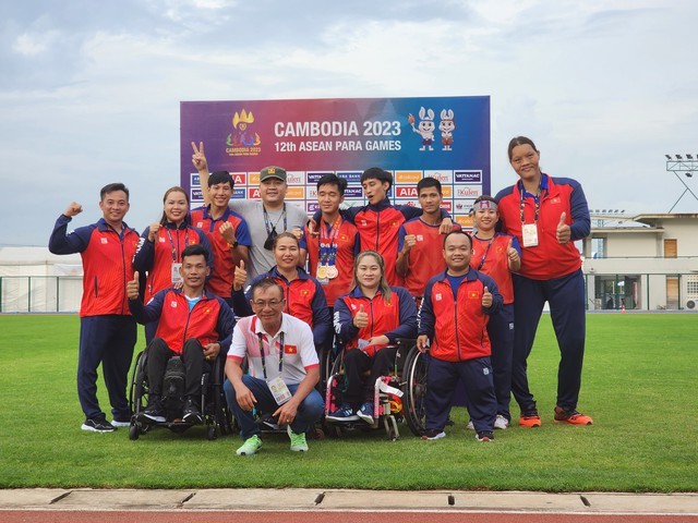 ASEAN Para Games 12: Đoàn Việt Nam vượt chỉ tiêu Huy chương vàng ASEAN Para Games 12: Đoàn Việt Nam vượt chỉ tiêu Huy chương vàng