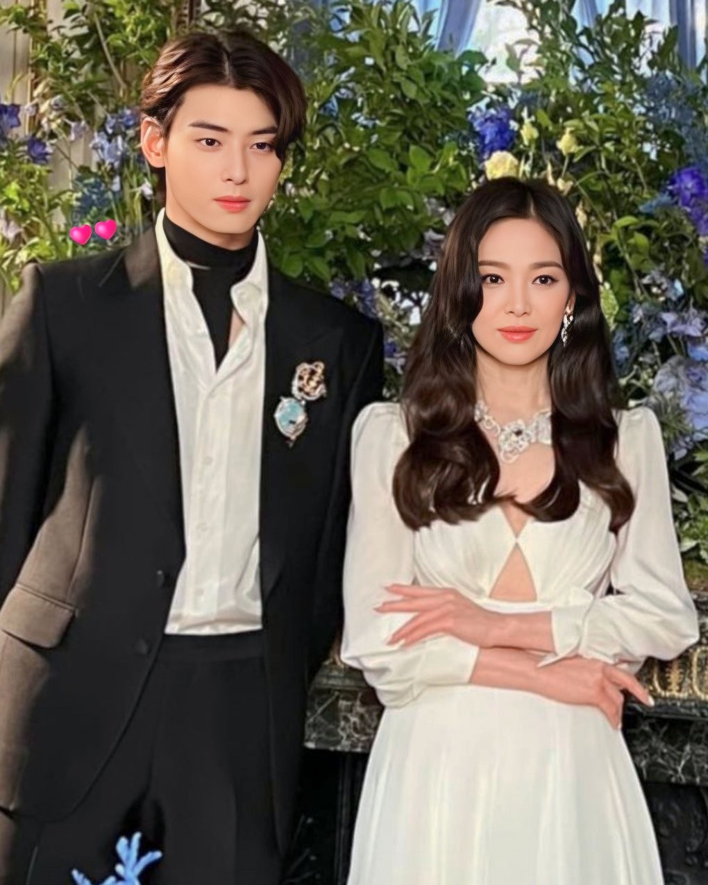 Pháp: Song Hye Kyo và Cha Eun Woo xuất hiện đẹp hoàn hảo gây bão mạng xã hội