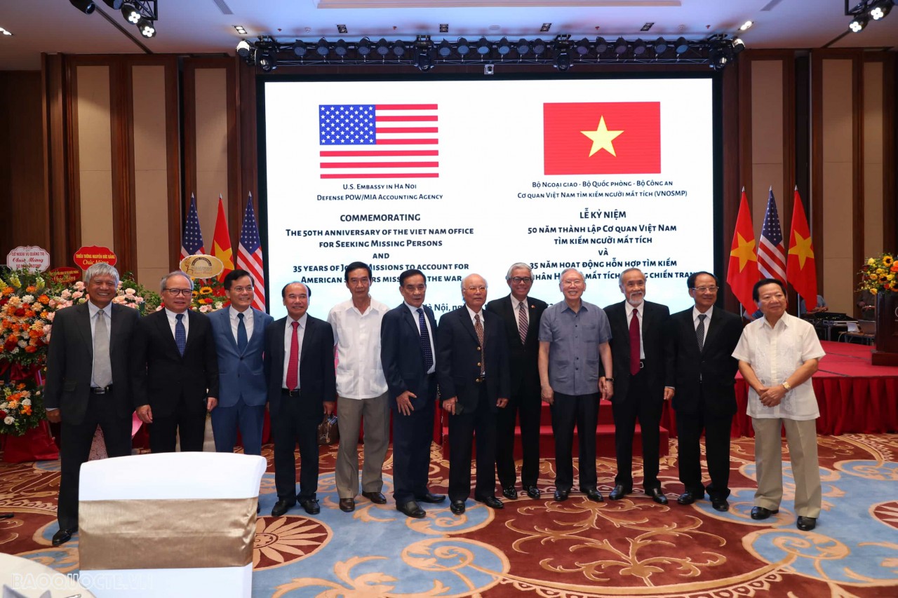 Kỷ niệm 50 năm thành lập MIA và 35 năm triển khai hoạt động tìm kiếm quân nhân Mỹ mất tích Kỷ niệm 50 năm thành lập MIA và 35 năm triển khai hoạt động tìm kiếm quân nhân Mỹ mất tích