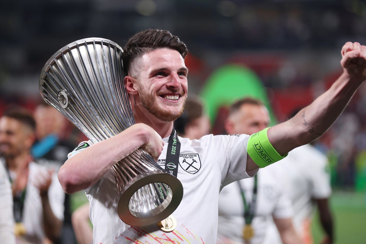 : West Ham để Declan Rice ra đi; : West Ham để Declan Rice ra đi;
