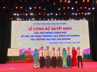 Sáp nhập Trường Cao đẳng Hải Dương vào Trường Đại học Hải Dương với những kỳ vọng