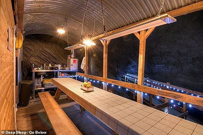 Anh: Khách sạn sâu nhất thế giới, 419m dưới lòng đất, gồm 4 cabin