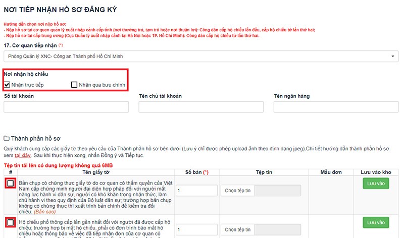 Thủ tục làm hộ chiếu phổ thông online Hướng dẫn làm hộ chiếu phổ thông online