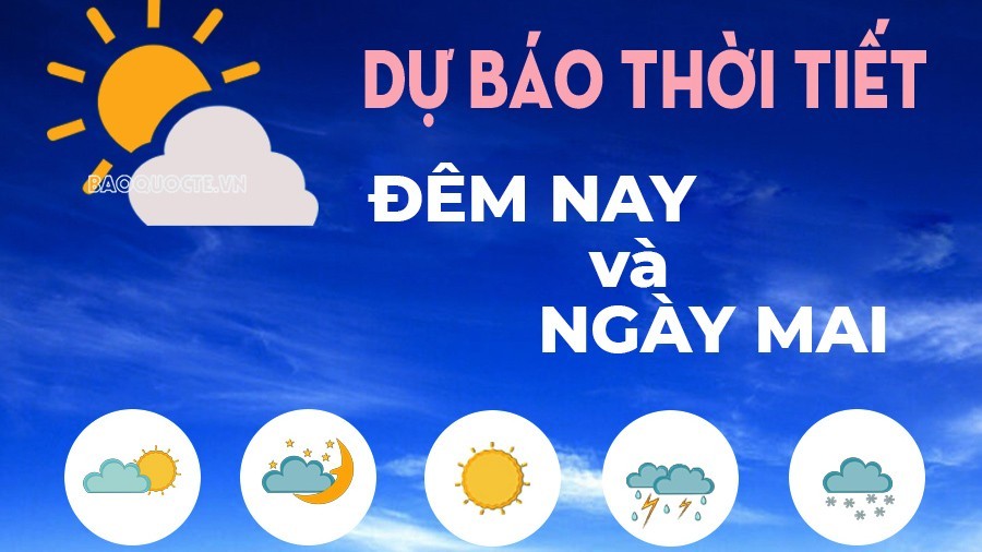 Dự báo thời tiết ngày mai (16/5):