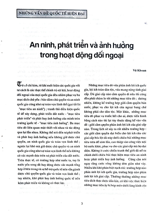 Đồng chí Vũ Khoan với Tạp chí Nghiên cứu Quốc tế