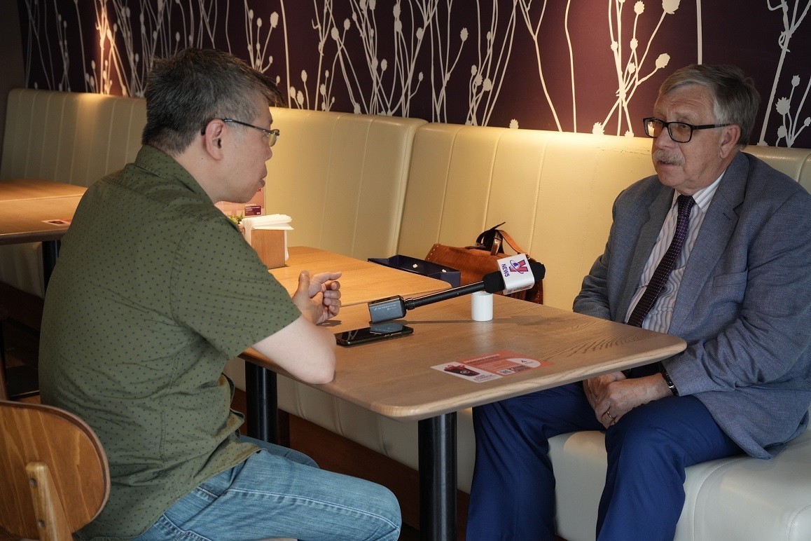 ông Piotr Tsvetov - Phó Chủ tịch thứ nhất Hội hữu nghị Nga-Việt, Phó Giáo sư Khoa Quan hệ Quốc tế, Học viện Ngoại giao, trực thuộc Bộ Ngoại giao LB Nga. (Nguồn: TTXVN)