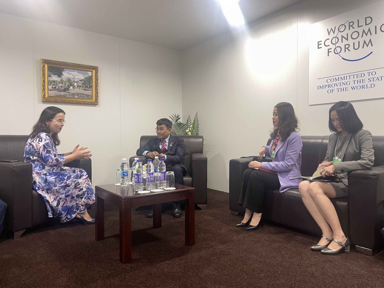 Thứ trưởng Thường trực Bộ Ngoại giao Nguyễn Minh Vũ  tiếp Phó Chủ tịch phát triển doanh nghiệp Tập đoàn dầu khí GSP Holdings