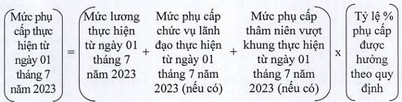 Chi tiết cách tính phụ cấp của cán bộ, công chức cấp xã khi lương cơ sở tăng 1,8 triệu đồng/tháng