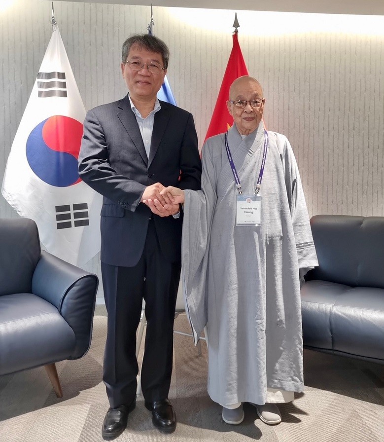 Phật giáo thúc đẩy mối quan hệ tốt đẹp giữa Việt Nam và Hàn Quốc Phật giáo thúc đẩy mối quan hệ tốt đẹp giữa Việt Nam và Hàn Quốc